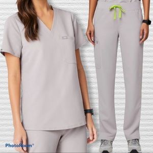 Figs Scrub Set in Slate - Catarina/ Kade - M/MP